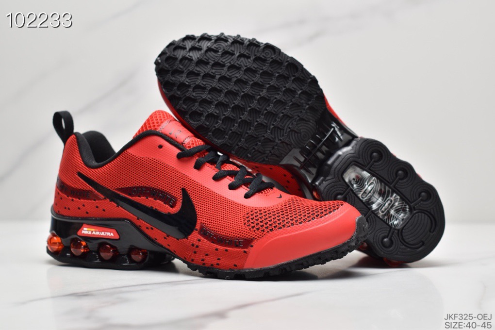 2020 Nike Shox Reax Red Black Shoes